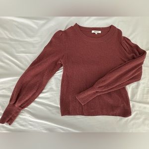 Dusty rose Madewell sweater